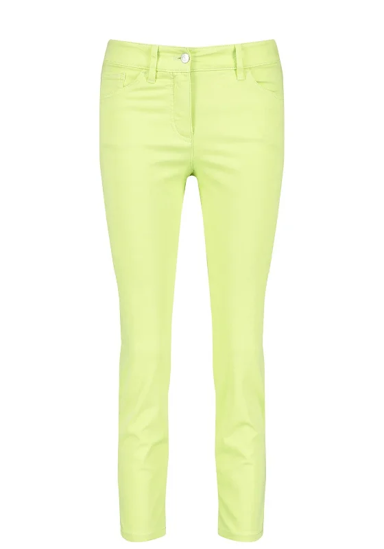 Gerry Weber Slim Leg Cropped Jeans, Green