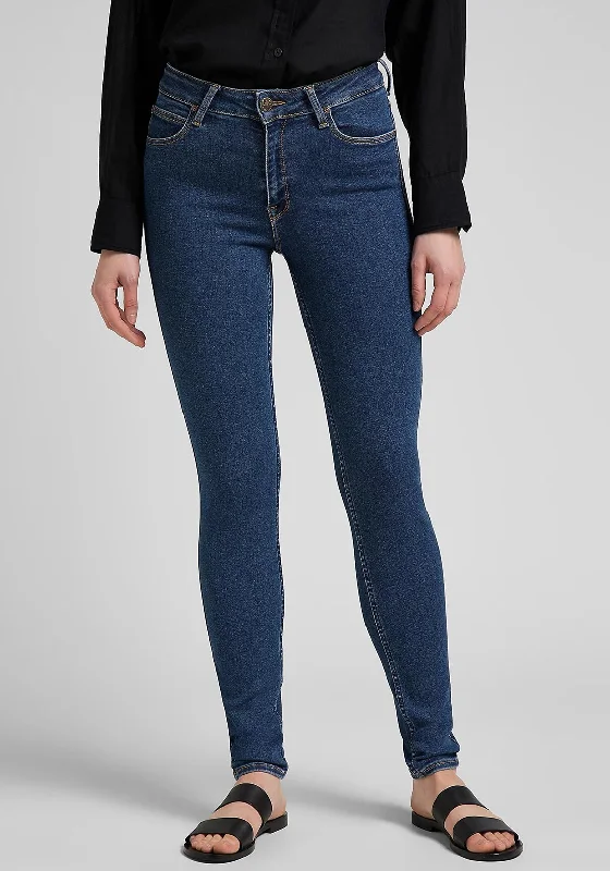 Lee Forever Fit High Waist Skinny Jeans, Clean Riley