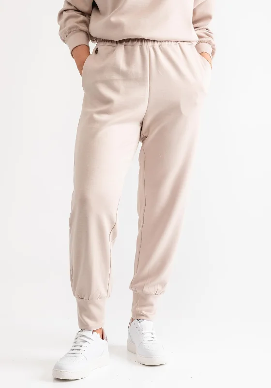 Malissa J One Size Cuffed Joggers, Nude