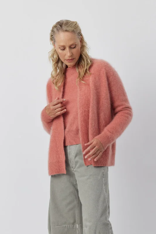 Brushed Cashmere Duster - Blush