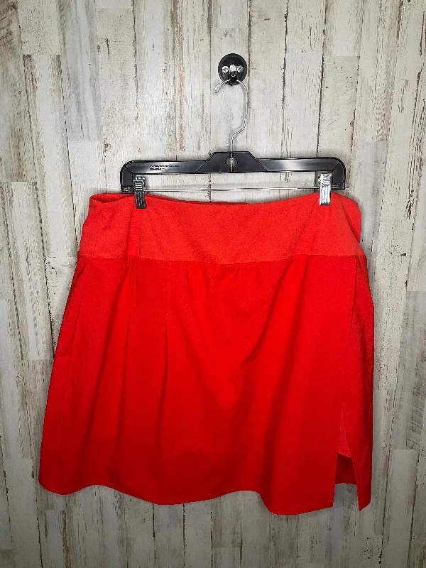 Orange Athletic Skort Cma, Size 2x