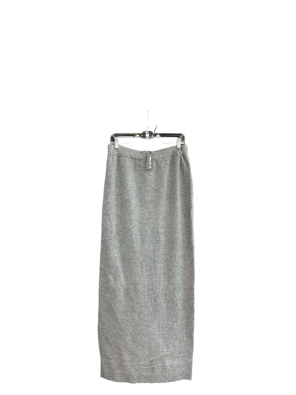 Skirt Maxi By Pretty Little Thing In Grey, Size: M