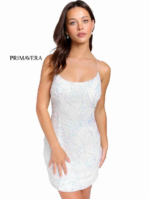 Primavera Couture Prom Fitted Sexy Short Dress 3835