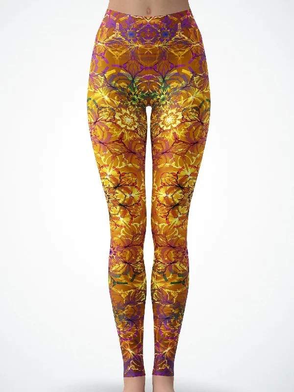 Autumn Mandala Tights