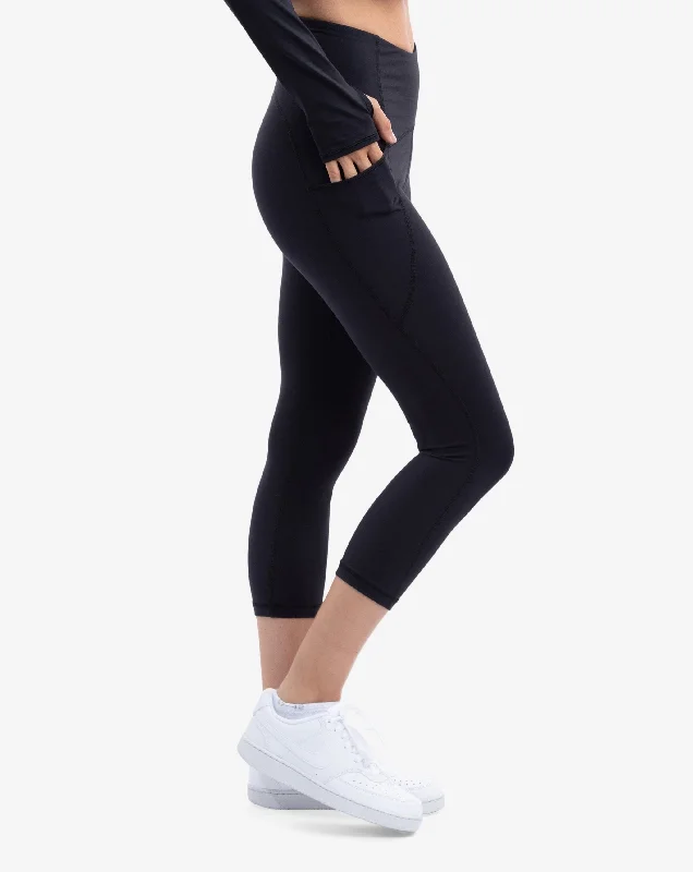 WOMEN'S COMPRESSION CAPRI LEGGINGS (6103)