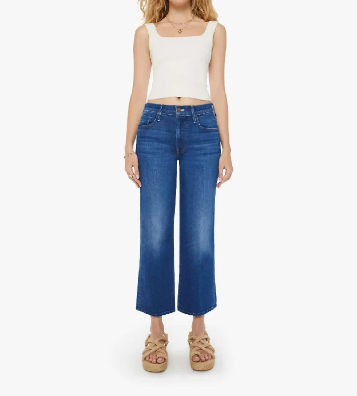 Mid Rise Rambler Zip Ankle Jean In Coastal Colors